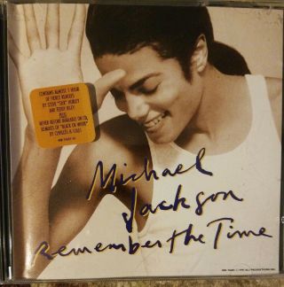 Rare Michael Jackson - Remember The Time [single] (cd,  Feb - 1992,  Sony) Oop