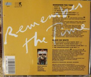 RARE Michael Jackson - Remember the Time [Single] (CD,  Feb - 1992,  Sony) OOP 3