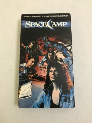 Space Camp Vhs Kelly Preston Sci - Fi Comedy 1986 Movie Rare Joaquin Phoenix