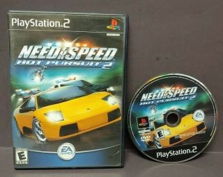 Need For Speed Hot Pursuit 2 Racing Playstation 2 Ps2 Game Rare