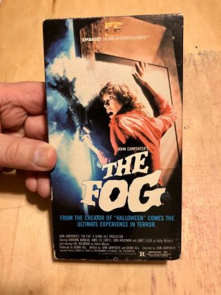 The Fog (1980) Rare Embassy Vhs - John Carpenter,  Adrienne Barbeau,  Jamie Lee Curtis
