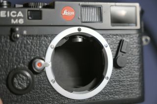 Leica M6 Classic (solms) Black Body 0.  85 Schwarz Late And Rare
