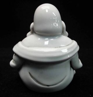 Very Lovely Chinese White Porcelain Statue Laughing Buddha Sculpture 3