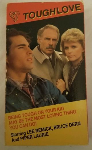 Tough Love Vhs Rare Cult Drugs Piper Laurie Bruce Dern Lee Remick Peer Support