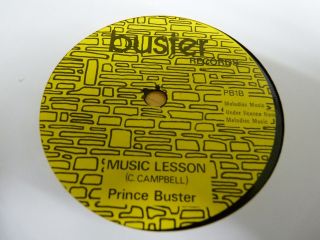RARE REGGAE SINGLE - PRINCE BUSTER - BIG FIVE ON THE BUSTER LABEL - PB1A 2