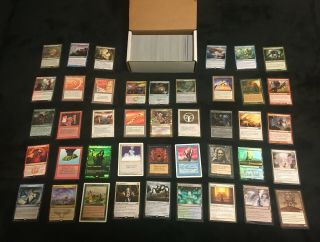 Old Box Of Magic The Gathering Cards - Beta,  Unlimited,  Legends,  Many More.