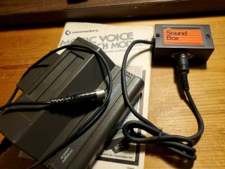 RARE Commodore Branded MAGIC VOICE cartridge with cable and instructions 3