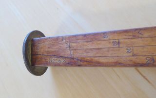 Vintage Stanley Rule 46 - 1/2 Board Stick.  24 " Long.  Rare Pre 1915 - Very Good