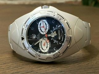 Quiksilver Moonphase Tide Indicator Aluminum Gents Classic Surfer Watch Rare 100
