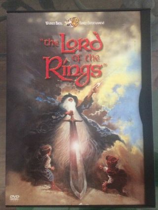 The Lord Of The Rings (dvd) Snap Back 1978 Animated Film Warner Brothers Ex Rare