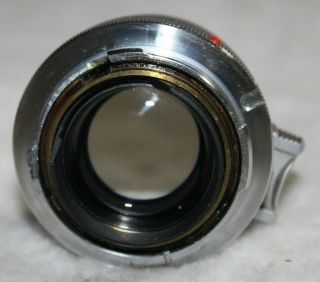 VERY RARE Leica SUMMILUX 35mm 1:1.  4 Steel Rim M MOUNT Camera Lens NEAR 3