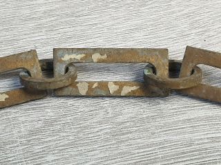 Antique Metal Brass Light Pull Square Link Chain 2