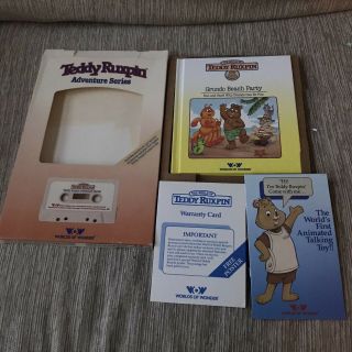 Vintage Teddy Ruxpin Books And Cassettes 2