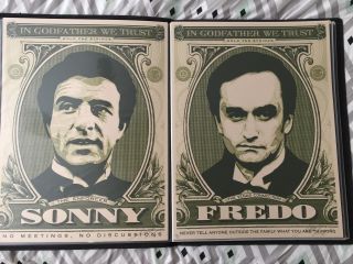 Shepard Fairey Obey Giant Godfather Print Set SIGNED AND NUMBERED - RARE 2006 2