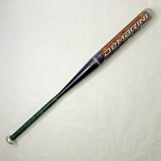 Demarini Doublewall Fatboy Slowpitch Softball Bat 34” 28 Oz Black Orange Rare