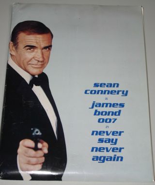 Never Say Never Again Press Kit - James Bond - Very Rare