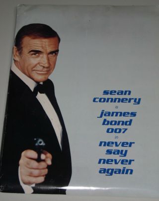 NEVER SAY NEVER AGAIN Press Kit - James Bond - Very Rare 2