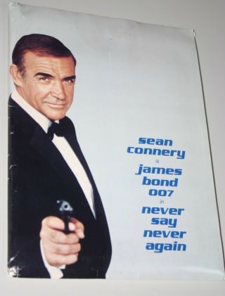 NEVER SAY NEVER AGAIN Press Kit - James Bond - Very Rare 3