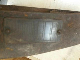 Briggs And Stratton Model H Engine Brass Tag And Shroud Vintage Antique 3