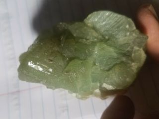 Cool Rare Triangular Green FLUORITE Crystals Mineral Display Specimen Russia Gem 3