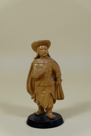 Chinese Wood Carving Of Figurine - Cultural Revolution