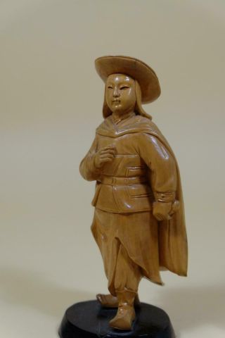 Chinese Wood Carving of Figurine - Cultural Revolution 2