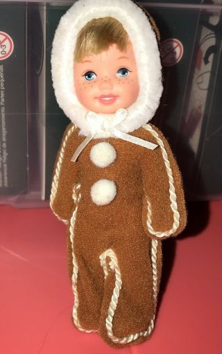 Barbie Tommy 4 " Doll Christmas Gingerbread Kelly Size Rare