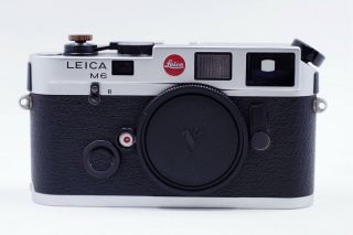 Exc,  Leica Leitz M6 Classic 0.  72 Rare Panda Black & Chrome Film Camera