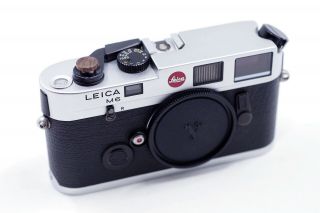 Exc,  Leica Leitz M6 Classic 0.  72 Rare Panda Black & Chrome Film Camera 2