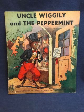 1939 Uncle Wiggily And The Peppermint Platt & Munk Children 