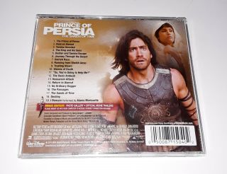 Prince of Persia The Sands of Time Movie Soundtrack CD 2010 Walt Disney Rare EUC 2