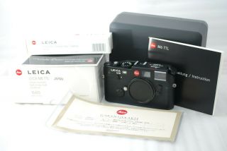 " Rare Top " Leica M6 Ttl 0.  72 Japan 35mm Rangefinder Camera 3259