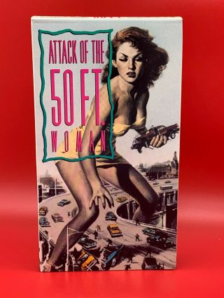 Attack Of The 50 Ft Woman Rare & Oop Fox Home Video Release Vhs