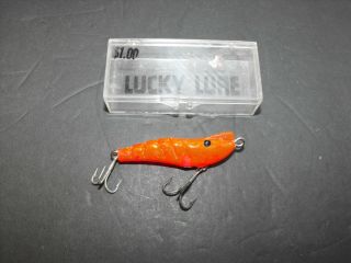 Vintage Lucky Lure Shrimp Lure Florida Bait By Gillespie Fishing Lure