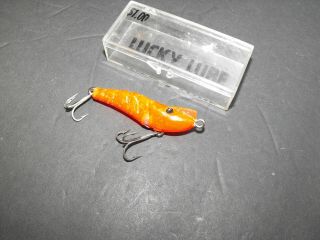 Vintage Lucky Lure Shrimp Lure Florida bait by Gillespie Fishing Lure 2