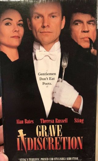 Grave Indiscretion (1995) - Vhs Video Tape - Rare - Sting - Alan Bates - Comedy