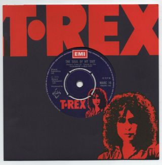 T Rex - The Soul Of My Suit 7 " Vinyl Rare Uk 1st Press A1/b1 Single Marc Bolan