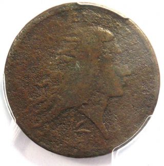 1793 Flowing Hair Wreath Cent 1c (lettered Edge) - Pcgs Vg Detail - Rare Coin