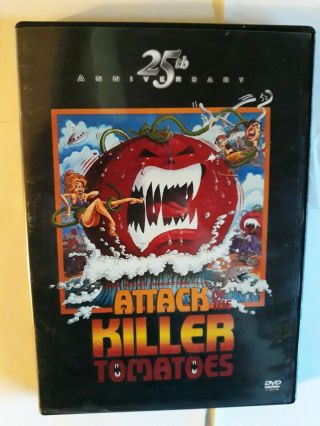 Attack of the Killer Tomatoes DVD (25th Anniversary Edition) With Insert RARE 2