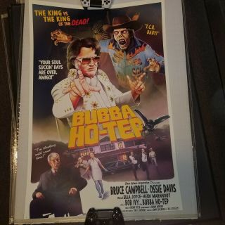 Bubba Ho - Tep Screen Print Poster Rare Private Commision Tom Walker A.  P.