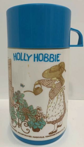 Vintage 1981 Holly Hobbie American Greetings Aladdin Lunchbox Thermos Rare