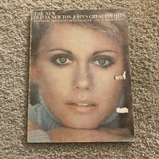Olivia Newton John 1982 Greatest Hits Tour Piano Chorus Book Vintage Rare
