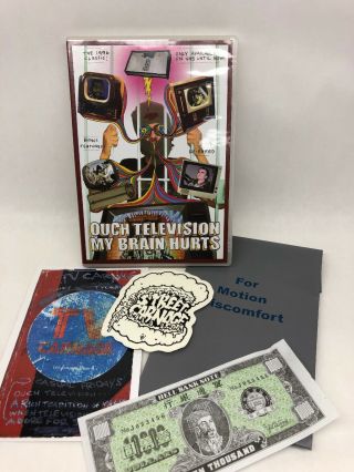 Tv Carnage Ouch Television My Brain Hurts Dvd 1996 Season 1 With Barf Bag Rare