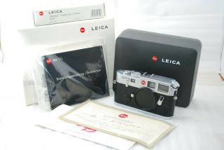 " Rare Top " Leica M6 Ttl 0.  85 35mm Rangefinder Camera In Chrome 3258
