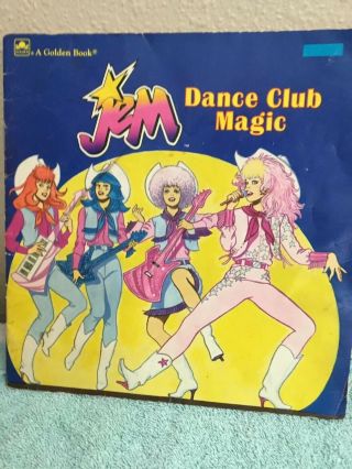 Jem Dance Club Magic 1986 Retro Rare A Golden Book Very Good Cond.