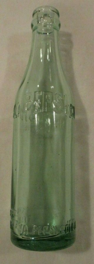 Rare Early Pepsi Cola Bottle Charlottesville Virginia - 6oz - - Shape