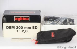 Rare Angenieux Dem 200mm F2.  8 Ed For Leica R 1:2.  8/200 R8 R9 Dmr Canon Sony