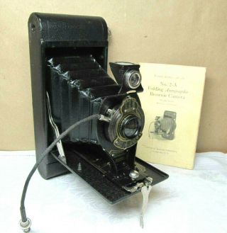 Antique Eastman Kodak No.  2 - A Folding Autographic Brownie Camera