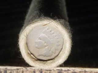 1872 Indian Head & Indian Head Tails/old Small Cent Roll/ Antique/ag - Unc 732.