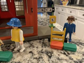 Playmobil Vintage Rare 4301 Riverdale Train Station.  Only Missing One Black Tie 2